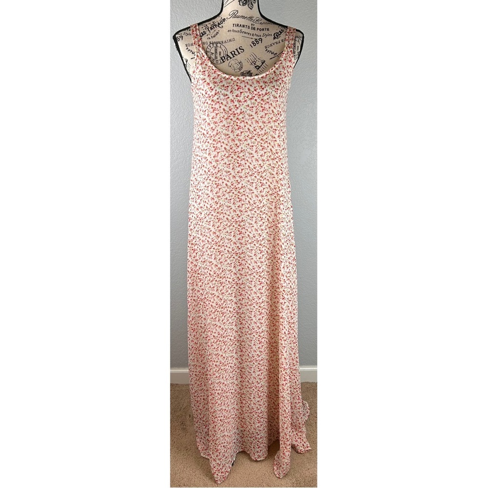 Mickey & Jenny Y2K / 90’s Ditsy Floral Print Maxi Sundress, size XS